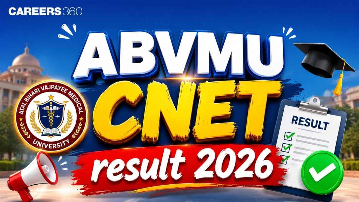 ABVMU CNET result 2026: BSc Nursing Scorecard Download Link @abvmuup.edu.in